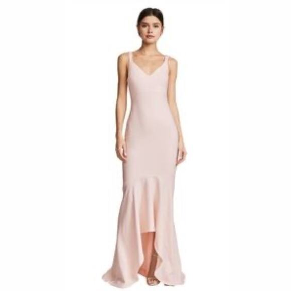 Cinq a Sept Pink Sade Gown Evening Bridesmaid Dress Size 2 - Picture 1 of 15